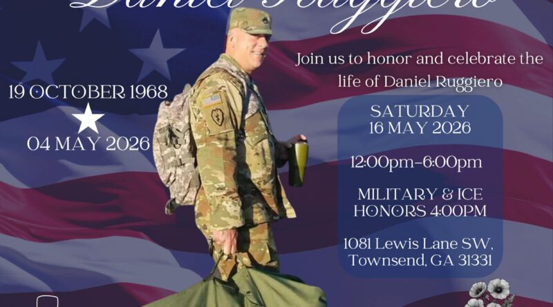 Daniel Ruggiero Obituary, Townsend, GA Death - Family And Friends Mourns A Loss